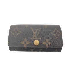 ▼▼ LOUIS VUITTON ルイヴィトン モノグラム ミュルティクレ4 4連キーケース  M62631 Cランク