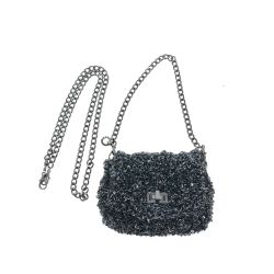 ▼▼ ANTEPRIMA アンテプリマ レディース 4WAYバッグ パーティーバッグ ポシェット クラッチバッグ ビーズ ブラック Bランク