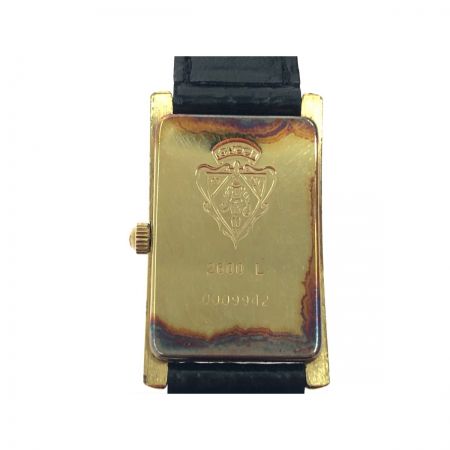  GUCCI グッチ レディース腕時計 クオーツ アナログ 裏蓋変色有 ベルト社外品 スクエアフェイス 2600L