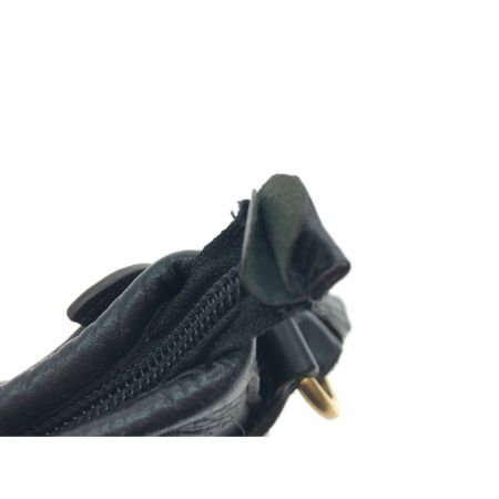  Salvatore Ferragamo サルヴァトーレフェラガモ レディース ショルダーバッグ ガンチーニ レザー AU-21 7291 ブラック