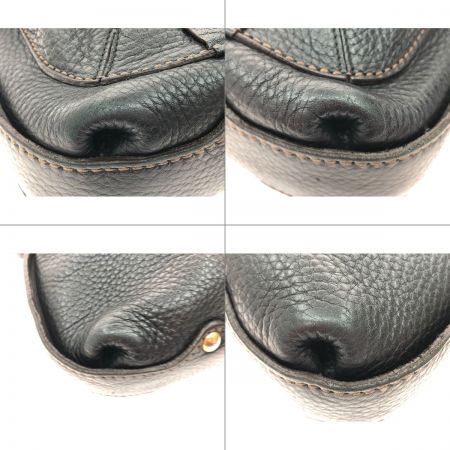  Salvatore Ferragamo サルヴァトーレフェラガモ レディース ショルダーバッグ ガンチーニ レザー AU-21 7291 ブラック