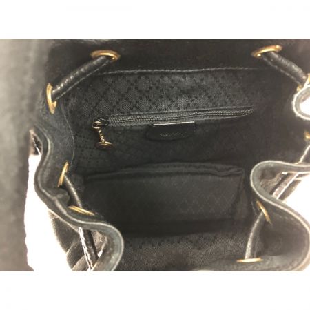  GUCCI グッチ レディース リュック バンブー ミニリュック スエード×レザー 003-1705-0030 ブラック