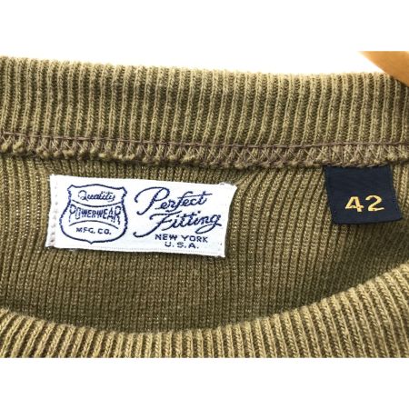  FREE WHEELERS フリーホイーラーズ カットソー MAXWELL SIZE 42 オリーブ