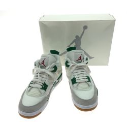 ▼▼ NIKE ナイキ NIKE SB×Air Jordan 4 DR5415-103 Pine Green Bランク