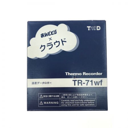  T&D ティアンドディ 温度データロガー サーモレコーダー おんどとり×クラウド TR-71wf