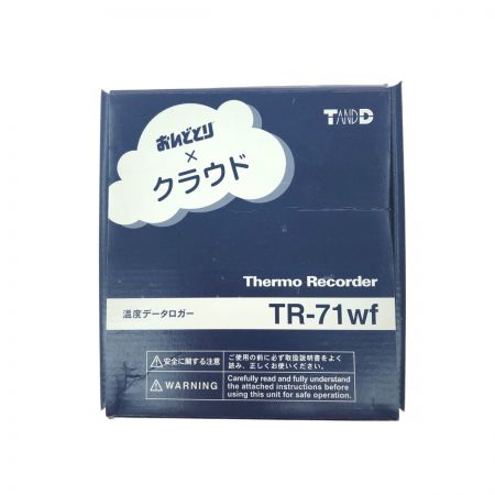  T&D ティアンドディ 温度データロガー サーモレコーダー おんどとり×クラウド TR-71wf