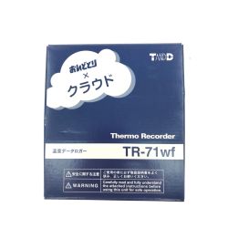 ▼▼ T&D ティアンドディ 温度データロガー サーモレコーダー おんどとり×クラウド TR-71wf Sランク