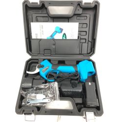 ▼▼ ZEXON ゼクソン 充電式電動剪定鋏 16.8V 2.0Ah ブラシレスモーター 上下刃交換タイプ ZJS-168 Sランク