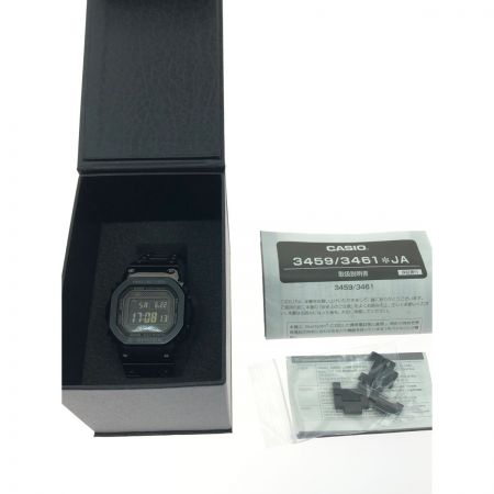  CASIO カシオ メンズ デジタルウォッチ 電波ソーラー FULLMEAL G-SHOCK Gショック GMW-B5000 ブラック