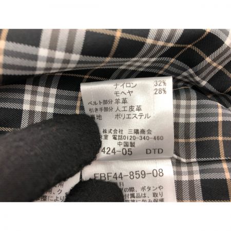  BURBERRY LONDON バーバリーロンドン レディース ショートジャケット ボア ウール混 ニットジャケット SIZE 38  FBF44-859-08 グレー