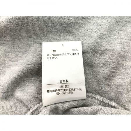  SEE SEE シーシー Tシャツ SIZE M ライトグレー