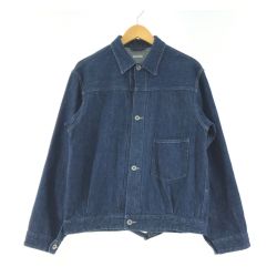 ▼▼ COMOLI コモリ デニムジャケット size2 Q03-01006 ブルー Bランク