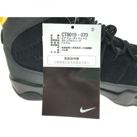  NIKE ナイキ AIR JORDAN 9 ユニバーシティゴールド SIZE 26cm CT8019-070 ブラック