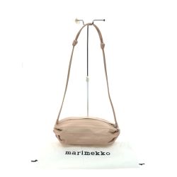 ▼▼ Marimekko マリメッコ レディース ショルダーバッグ Pikku Karla satin カルラ ピンク Aランク