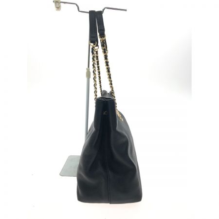  TORY BURCH トリーバーチ レディース トートバッグ ブリテンロゴ チェーン ショルダートート レザー 60396 ブラック