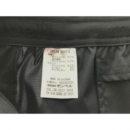  mont･bell モンベル クロスランナーショーツ SIZE XL 1105716 ブラック