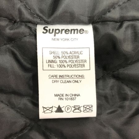  Supreme シュプリーム ダイヤモンド Fur Jacket SIZE S グレー×ブラック