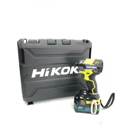  HiKOKI ハイコーキ 電動工具 充電式 36V コードレスインパクトドライバ 充電器・充電池2個 ケース付 WH36DD スパイダーイエロー