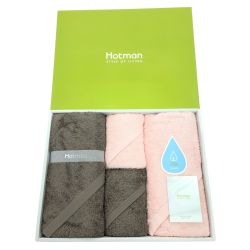 ▼▼ HOTMAN ホットマン Hotman ホットマン 1秒タオル タオルセット バスタオル×2枚 ハンドタオル2枚セット 日本製 Sランク