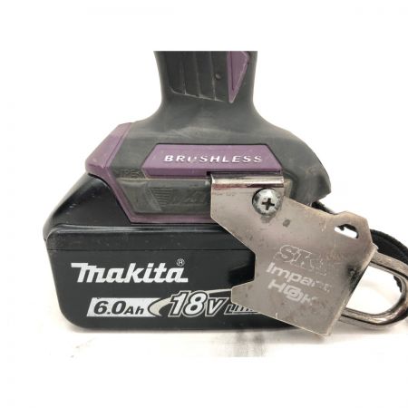  MAKITA マキタ 電動工具 コードレス 18V充電式インパクトドライバ 充電回数19回 TD173D パープル