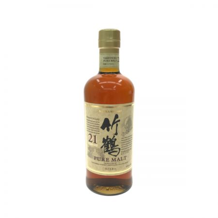 【北海道内限定発送】 NIKKA WHISKY ニッカウイスキー 竹鶴21年ピュアモルト ジャパニーズウイスキー 700ml 43度 未開栓