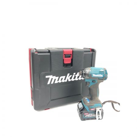  MAKITA マキタ 電動工具 インパクトドライバ コードレス 充電式 40V 充電器・充電池2個 ケース付 TD002GRDX ブルー
