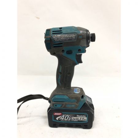  MAKITA マキタ 電動工具 インパクトドライバ コードレス 充電式 40V 充電器・充電池2個 ケース付 TD002GRDX ブルー