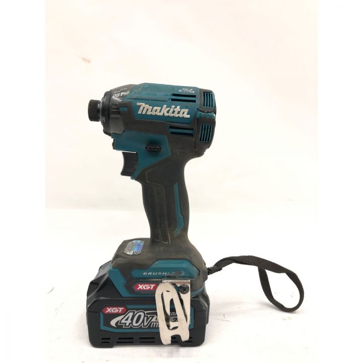 MAKITA マキタ 電動工具 インパクトドライバ コードレス 充電式 40V 充電器・充電池2個 ケース付 TD002GRDX ブルー ｜中古｜なんでもリサイクルビッグバン