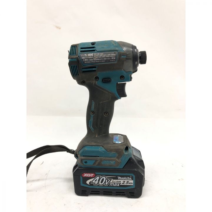 MAKITA マキタ 電動工具 インパクトドライバ コードレス 充電式 40V 充電器・充電池2個 ケース付 TD002GRDX  ブルー｜中古｜なんでもリサイクルビッグバン