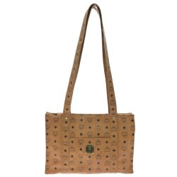 ▼▼ MCM エムシーエム トートバッグ ヴィセトス柄 ブラウン Bランク