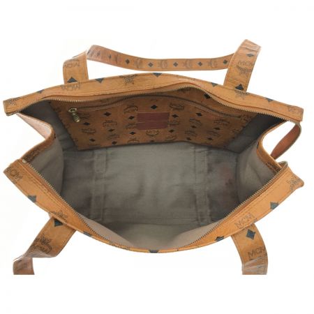  MCM エムシーエム トートバッグ ヴィセトス柄 ブラウン