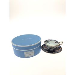▼▼ Wedgwood ウェッジウッド ワンダーラスト ミッドナイトガーデン ミッドナイト クレーン ティーカップ＆ソーサー Bランク