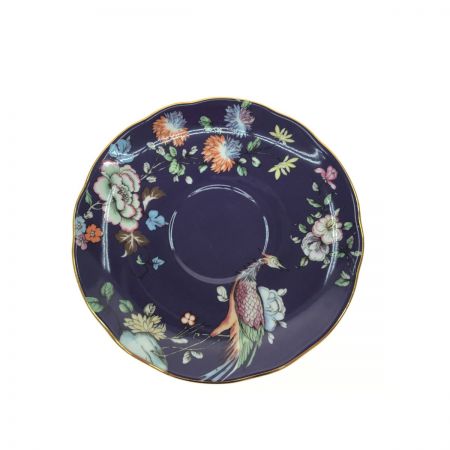  Wedgwood ウェッジウッド ワンダーラスト ミッドナイトガーデン ミッドナイト クレーン ティーカップ＆ソーサー