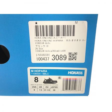  HOKA メンズ スンーカーサンダル ホパラ 26cm  ブラック