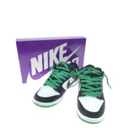 ▼▼ NIKE ナイキ メンズ スニーカー SB DUNK LOW PRO SIZE 26cm BQ6817-302 グリーン Aランク