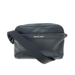 ▼▼ MICHAEL KORS マイケルコース メンズ ショルダーバッグ 斜め掛け アウトレット レザー 37F2LCOC5L ブラック Bランク