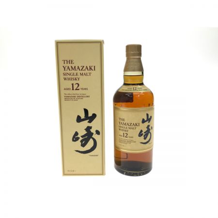 【北海道内限定発送】 YAMAZAKI 山崎/サントリー ジャパニーズ ウィスキー 12年 シングルモルト 700ml 43度