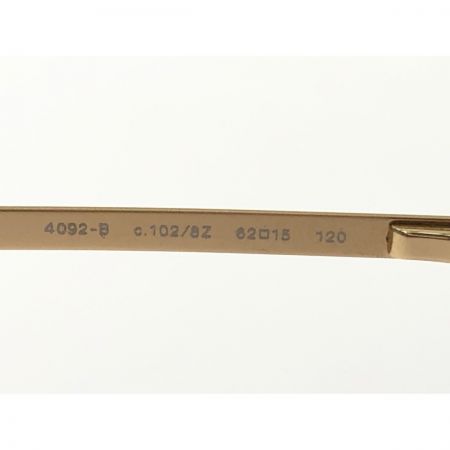  CHANEL シャネル アイウェア サングラス ココマーク ラインストーン ゴールド メタル 4092-B ベージュ