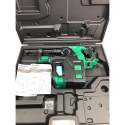 ▼▼ HiKOKI ハイコーキ 電動工具 充電式 36V コードレス式 ハンマドリル 本体・ケースのみ DH36DPB グリーン Aランク