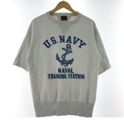 ▼▼ FREE WHEELERS フリーホイーラーズ スウェットT SIZE 40 ホワイト Bランク