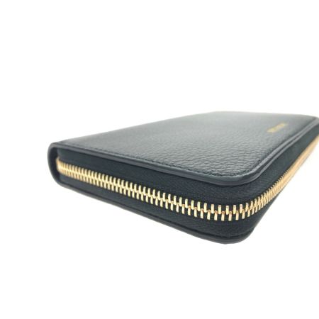  EMPORIO ARMANI エンポリオアルマーニ レディース 長財布 ラウンドファスナー フルグレインレザー Y3H168 YH15A 81386 ブラック