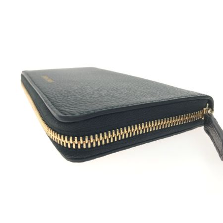  EMPORIO ARMANI エンポリオアルマーニ レディース 長財布 ラウンドファスナー フルグレインレザー Y3H168 YH15A 81386 ブラック