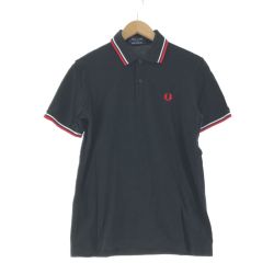 ▼▼ FRED PERRY フレッドペリ ポロシャツ SIZE 38 ブラック Bランク