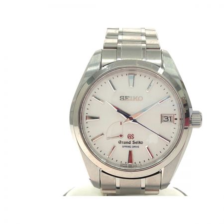  SEIKO セイコー メンズ腕時計 自動巻き スプリングドライブ 雪白文字盤 パワーリザーブ 裏スケルトン  SBGA011/9R65-0AE0