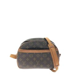 ▼▼ LOUIS VUITTON ルイヴィトン レディース ショルダーバッグ モノグラム ブロワ タバコ臭有 M51221 ブラウン Cランク