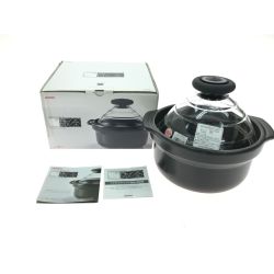 ▼▼  HARIO フタがガラスのご飯釜 3合 GNR-200B Aランク