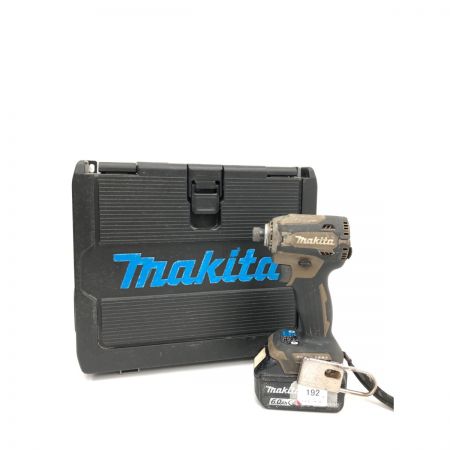  MAKITA マキタ 電動工具 充電式 18V コードレス式 インパクトドライバ 充電器・充電池2個・ケース付 TD171DRGXB オリーブ