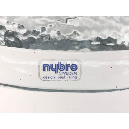  nybro社 スウェーデン製 インテリア小物 クリスタルガラス 5本 5連 キャンドルスタンド キャンドルホルダー