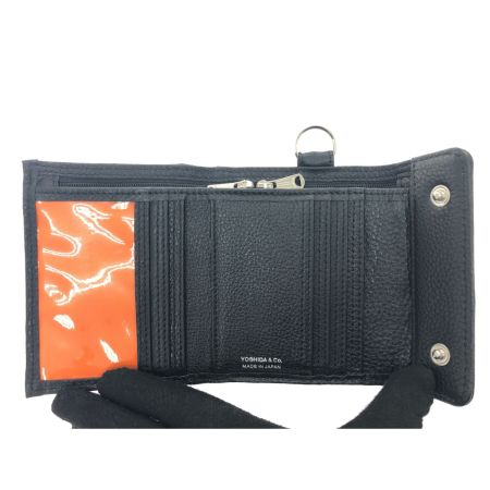  PORTER ポーター メンズ 三つ折り財布 吉田カバン カーム ウォレット 本革 日本製 コンパクトウォレット 041-03122 ブラック