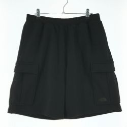 ▼▼ THE NORTH FACE ザノースフェイス スウェット カーゴ ショーツ NB42450 ブラック Bランク